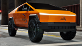 “Vitality Orange” Tesla Cybertruck Paint Protection Film PreCut Kit PPF